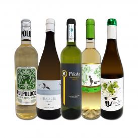  目からウロコ スペイン Spain 白ワイン wine の いま は超激旨 スペイン Spain おうちバル白ワイン wine 5本セット set 