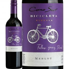 赤ワイン wine チリ コノスル・メルロー・ビシクレタ チリ 赤ワイン wine 750ml 辛口 