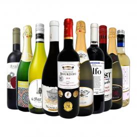  第43弾 必見ベストセラーバラエティ 当店代表する人気一押しワイン wine ばかりを集めた渾身の赤白泡スペシャルパーティー10本セット set 