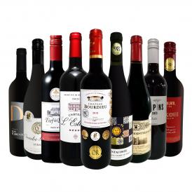  第54弾 間違いありません すべて評価獲得のモノ凄いワイン wine ばかりを揃えた超目玉お買い得スペシャル赤9本セット set 