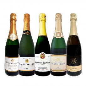  第2弾 ぜんぶクレマン clement フランス France の高級瓶内2次発酵の伝統製法 クレマン clement だけの至福なるスパークリング sparkling ワイン wine セット 