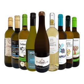  第50弾 シャブリ chablis 入り 1本あたり1,223円 税込 人気白ワイン wine 勢揃い 自信をもってお届けするお手頃価格で厳選辛口白ワイン wine 9本セット set 