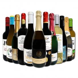  赤ワイン wine も 白ワイン wine も スパークリング sparkling ワイン wine も 当店オススメばかりを厳選したちょっといいワイン wine 12本セット set 