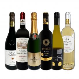  大満足間違いなし すべて金賞 フランス France 銘醸地赤白スパークリング sparkling 6本セット set 