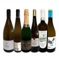  全部オーガニック認証付き 瓶内二次発酵カバ入り ヨーロッパ泡白ワイン wine 6本セット set 