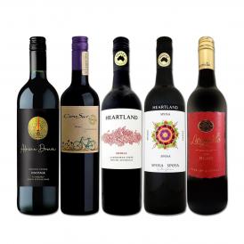  当店自慢のカルト生産者が手掛ける独占販売のワイン wine を中心に、コスパ抜群の新世界赤ワイン wine ばかりをセット set にしました 