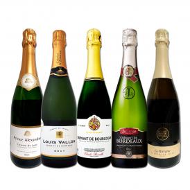  第3弾 ぜんぶクレマン clement フランス France の高級瓶内2次発酵の伝統製法 クレマン clement だけの至福なるスパークリング sparkling ワイン wine セット 