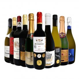  第45弾 必見ベストセラーバラエティ 当店代表する人気一押しワイン wine ばかりを集めた渾身の赤白泡スペシャルパーティー10本セット set 