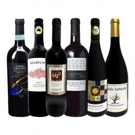  端数在庫一掃 格上濃厚贅沢なワイン wine ばかり赤6本セット set 