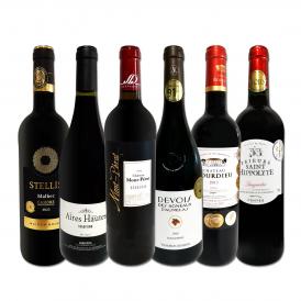  モンペラ&パーカー parker 90点入り 充実感たっぷりのフランス France 赤ワイン wine 6本セット set 