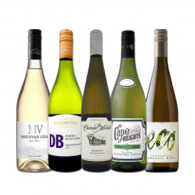  産地の個性が光るアロマたっぷりの白ワイン wine ５本セット set 