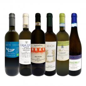  バラエティ豊かな個性を満喫 充実感たっぷりのイタリア Italy 白ワイン wine 6本セット set 