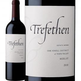 トレフェッセン・エステート・ナパ・ヴァレー・メルロー 2018 アメリカ America 赤ワイン wine 750ml 辛口 Estate Napa Valley Trefethen 