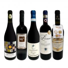  バラエティ豊かな個性を満喫 充実感たっぷりのイタリア Italy 赤ワイン wine 5本セット set 