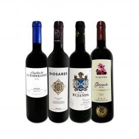  ぜんぶパーカー parker 90点以上 しかも銘醸リオハだけ 厳選極旨赤ワイン wine 4本セット set 