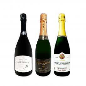  年末年始に飲みたい、ちょっと贅沢なご褒美スパークリング sparkling 3本セット set 