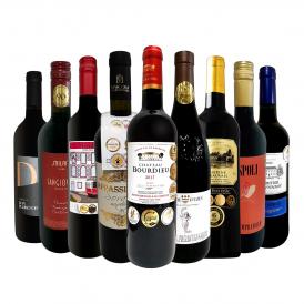  第59弾 間違いありません すべて評価獲得のモノ凄いワイン wine ばかりを揃えた超目玉お買い得スペシャル赤9本セット set 
