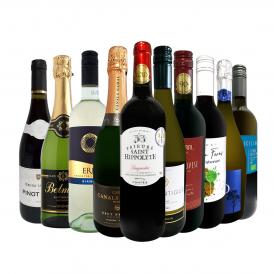  第48弾 必見ベストセラーバラエティ 当店代表する人気一押しワイン wine ばかりを集めた渾身の赤白泡スペシャルパーティー10本セット set 