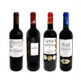  モンペラ入り 厳選ボルドー bordeaux 赤ワイン wine 4本セット set 