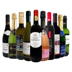  第49弾 必見ベストセラーバラエティ 当店代表する人気一押しワイン wine ばかりを集めた渾身の赤白泡スペシャルパーティー10本セット set 