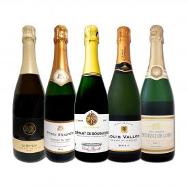  第6弾 ぜんぶクレマン clement フランス France の高級瓶内2次発酵の伝統製法 クレマン clement だけの至福なるスパークリング sparkling ワイン wine セット 