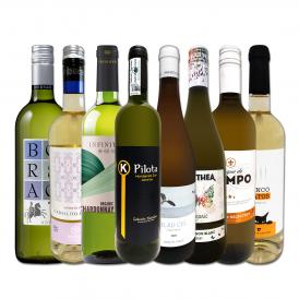  おうちタパスにピッタリ スペイン Spain 各地の白飲み比べ おうちバル白ワイン wine 8本セット set 