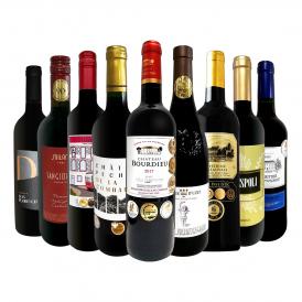  第60弾 間違いありません すべて評価獲得のモノ凄いワイン wine ばかりを揃えた超目玉お買い得スペシャル赤9本セット set 