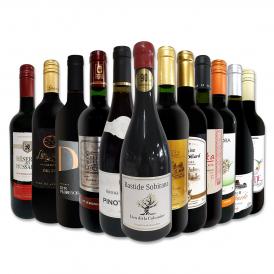 赤ワイン wine フルボディ セット set ワイン wine セット set 赤 ワイン wine ギフト 箱 京橋ワイン wine 京橋わいん 12本 750ml 金賞 飲み比べ プレゼント 7