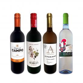  イベリア半島をワイン wine で周遊の旅 スペイン Spain ＆ポルトガルワイン wine 4本セット set 