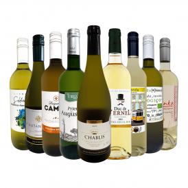  第57弾 シャブリ chablis 入り 1本あたり1,223円 税込 人気白ワイン wine 勢揃い 自信をもってお届けするお手頃価格で厳選辛口白ワイン wine 9本セット set 