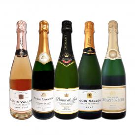  第7弾 ぜんぶクレマン clement フランス France の高級瓶内2次発酵の伝統製法 クレマン clement だけの至福なるスパークリング sparkling ワイン wine セット 