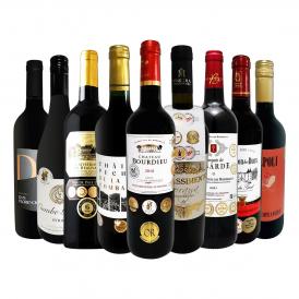  第64弾 間違いありません すべて評価獲得のモノ凄いワイン wine ばかりを揃えた超目玉お買い得スペシャル赤9本セット set 