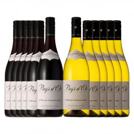  まとめ買い シャプティエ・ペイ・ドック 赤白各6本計12本セット set フランス France 赤ワイン wine 750ml ミディアムボディ 辛口 パーカー parker Chapoutier