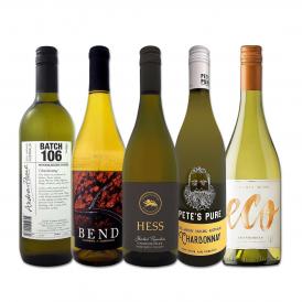  SNSでも話題のニュー・ブランドが初登場 お買い得ワイン wine を集めた新世界のシャルドネ chardonnay づくし５本セット set 