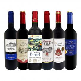  第275弾 全て金賞受賞 キング・オブ・金メダル 極旨ボルドー bordeaux 赤ワイン wine 6本セット set 