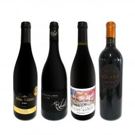  マス・ラヴァル入り ワンランク上の極旨揃い 南仏濃厚赤ワイン wine 4本セット set 