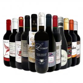  第88弾 当店オススメばかりを厳選したちょっといい赤ワイン wine 12本セット set 