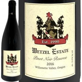 ウエッツエル・エステート・リザーブ・ピノ・ノワール・ウィラメット・ヴァレー 2016 アメリカ America 赤ワイン wine 750ml 辛口 Willamette Valley Wetzel 