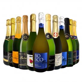  第121弾 1本あたり908円 税込 選び抜いたハイクオリティ泡ばかり12本 辛口スパークリング sparkling ワイン wine セット set 