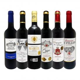  第278弾 全て金賞受賞 キング・オブ・金メダル 極旨ボルドー bordeaux 赤ワイン wine 6本セット set 