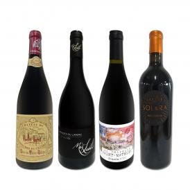  マス・ラヴァル入り ワンランク上の極旨揃い 南仏濃厚赤ワイン wine 4本セット set 