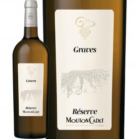 レゼルヴ・ムートン・カデ・グラーヴ・ブラン 2023 フランス France 白ワイン wine 750ml ミディアムボディ 辛口 