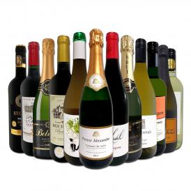  赤ワイン wine も 白ワイン wine も スパークリング sparkling ワイン wine も 当店オススメばかりを厳選したちょっといいワイン wine 12本セット set 
