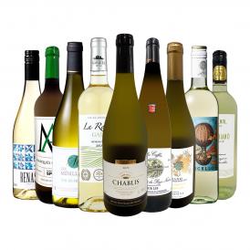  第62弾 シシャブリ chablis 入り 1本あたり1,223円 税込 人気白ワイン wine 勢揃い 自信をもってお届けするお手頃価格で厳選辛口白ワイン wine 9本セット set 