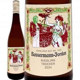 Dr.Von．バッサーマン・ヨルダン リースリング・トロッケン 2024 ドイツ 白ワイン wine 750ml 辛口 オーガニック認証 EUリーフ 