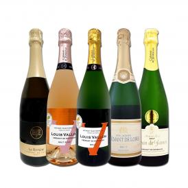  第13弾 ぜんぶクレマン clement フランス France の高級瓶内2次発酵の伝統製法 クレマン clement だけの至福なるスパークリング sparkling ワイン wine セット