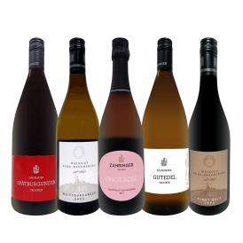  当店独自輸入 いまどきドイツ・人気産地バーデンのオーガニック・ロゼ rose 泡白赤5本セット set 