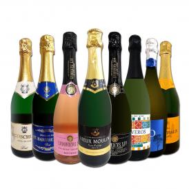  端数在庫一掃 スパークリング sparkling ワイン wine 8本セット set 