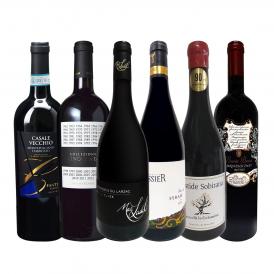  端数在庫一掃 格上濃厚贅沢なワイン wine ばかり赤6本セット set 