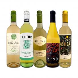  カリフォルニアの絶品2本をメインに、新世界のお買い得白ワイン wine 5本セット set 